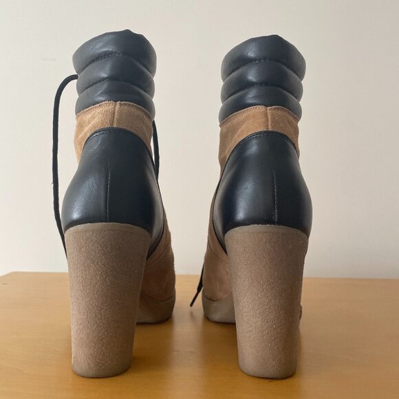 Carla G suede and leather ankle boot - Picture 7 of 9